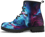 Galaxy Wolf Handcrafted Boots