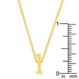Golden Initial L Pendant