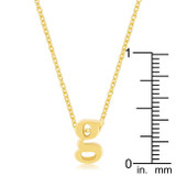 Golden Initial G Pendant
