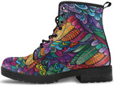 Boho Feather Handcrafted Boots