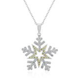 Pave Snowflake Pendant