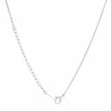 Arianna Rhodium Stainless Steel Arrow Necklace