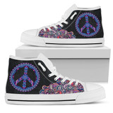 Peace and Henna High Tops
