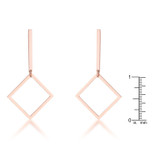 Trendy Geometric Stainless Steel Drop Earrings