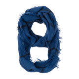 Tori Blue Plaid Infinity Scarf