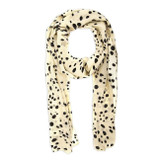 Beige Polka Dot Scarf