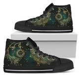 Sun Moon Handcrafted High Tops