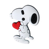 Premium Peanuts Snoopy With Heart Croc Charm