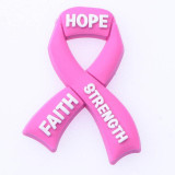 Premium Hope Faith Strength Pink Ribbon Breast Cancer Awareness Croc Charm Premium Hope Faith Strength Pink Ribbon Breast Cancer Awareness Croc Charm