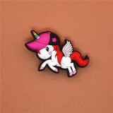 Unicorn With Hat Croc Charm