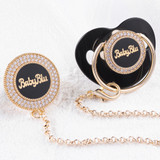 Luxury Baby Name Pacifier & Clip Set
