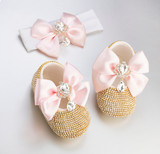 Royal Crown Babydoll Crystals Shoes and Headband