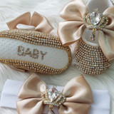 Royal Crown Babydoll Crystals Shoes and Headband