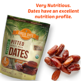 Dates: Oasis Dates | Pitted Deglet Snack | Pitted Deglet Noor dates | Organic Pitted Dates | Grown in California | Best breakfast in Ramadan | Delicious & sweet | (255 g) |9oz