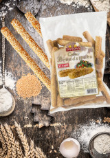 Toufayan: Crispy Bread sticks | Sesame| Freshly baked|Crunchy and delicious| 227g|8oz.