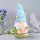 2PCS Easter Gnome Plush Bunny Stuffed Rabbit Ear with Egg
