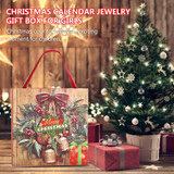 Teens Advent Calendar Jewelry Set for Girls Christmas Calendar Necklace Earrings