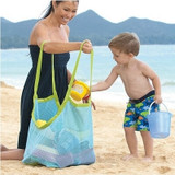 Portable Mesh Beach Toy Bag Children Toy Storage Totes