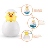 Baby Bath Toys Animal Spraying Bath Toys Hatching Egg Duck Penguin Dinosaur