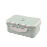 Rectangular Wheat straw Food Storage Container