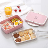 Rectangular Wheat straw Food Storage Container