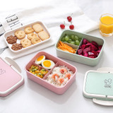 Rectangular Wheat straw Food Storage Container