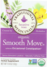 Traditional Medicinals Organic Smooth Move Herbal Tea 16 Tea Bags, 1.13 Oz