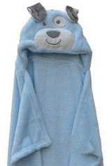 Hooded Animal Fleece Bath Towel