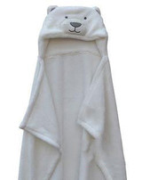 Hooded Animal Fleece Bath Towel