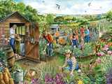 Diamond Painting  family in the garden