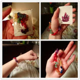 7 Stone Chakra Natural Healing Crystals Bracelet