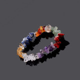 7 Stone Chakra Natural Healing Crystals Bracelet