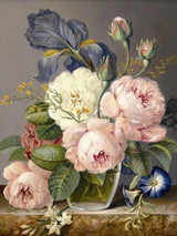 Diamond Embroidery  Flowers  bouquet in a vase Diamond Embroidery  Flowers  bouquet in a vase