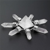 Clear Quartz Seven Direction Reiki Stone