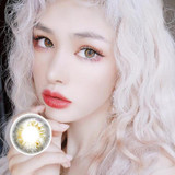 Natural starry sky green (12 months) contact lenses