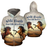 Wild Hearts Can't Be Broken All Over Print Hoodie Zip Up Wild Hearts Can't Be Broken All Over Print Hoodie Zip Up