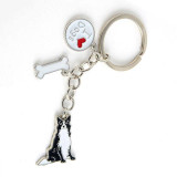 BORDER COLLIE DOG KEYCHAIN OFFER