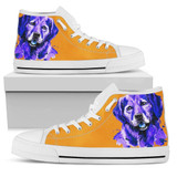GOLDEN RETRIEVER WOMEN'S HIGH TOP SHOES