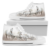 White Horse Women's High Top Shoe