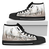 White Horse Women's High Top Shoe