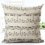 MUSICAL NOTES SERIES THROW PILLOW COVERS