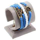 MULTI LAYER LEATHER CHARM BRACELET OFFER