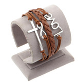 MULTI LAYER LEATHER CHARM BRACELET OFFER