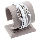 MULTI LAYER LEATHER CHARM BRACELET OFFER