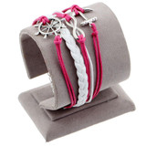 MULTI LAYER LEATHER CHARM BRACELET OFFER