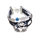 MULTI LAYER LEATHER CHARM BRACELET OFFER