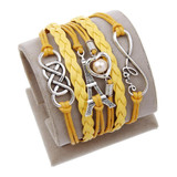 MULTI LAYER LEATHER CHARM BRACELET OFFER