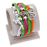 MULTI LAYER LEATHER CHARM BRACELET OFFER
