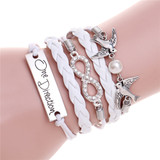 MULTI LAYER LEATHER CHARM BRACELET OFFER