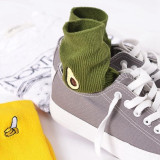 Women Cartoon Warm Cotton Socks Fruit